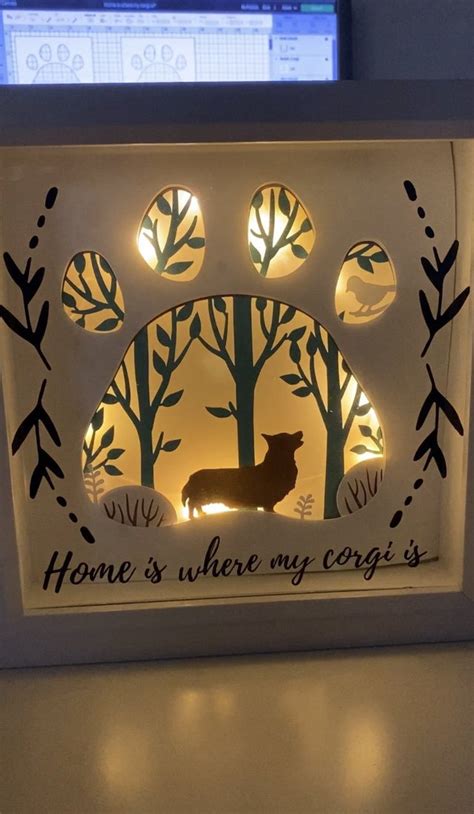 Another shadow box to the list! : cricut