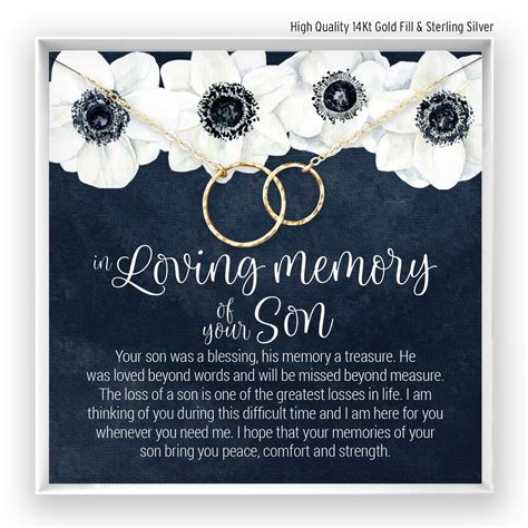Loss of Son Gift Grief Gift Sympathy Gift Son Remembrance - Etsy UK