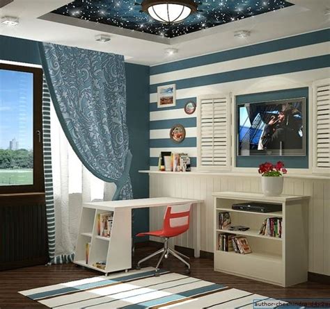 For each type of living room, we offer galleries for each home decor style (contemporary, modern, rustic, etc.) as well as. Modern Interior Decorating with Blue Stripes and Nautical ...
