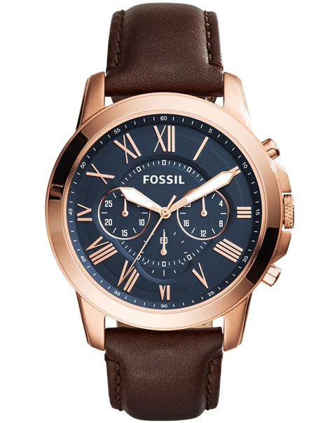 Lyst Fossil Wrist Watch In Blue
