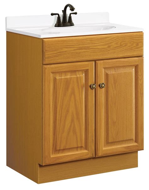 Design House 531988 Claremont Honey Oak Vanity Cabinet With 2 Doors 24