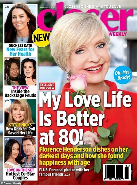 The Brady Bunchs Florence Henderson Discusses Her Active Sex Life
