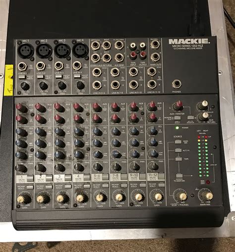 Mackie Micro Series 1202 Vlz 12 Channel Mic Line Mixer Reverb