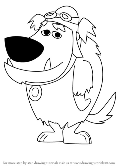 Learn How To Draw Muttley From Wacky Races 2017 Wacky Races 2017 Step