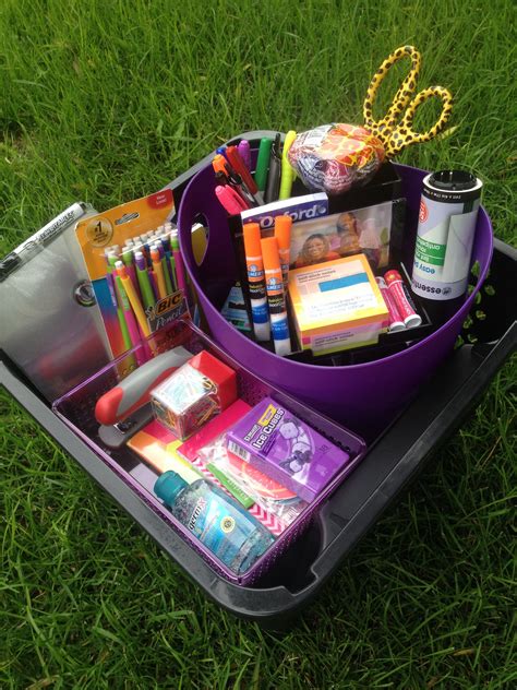 Maybe you would like to learn more about one of these? Gift Basket for Foreign Exchange Student Crate, trash can ...