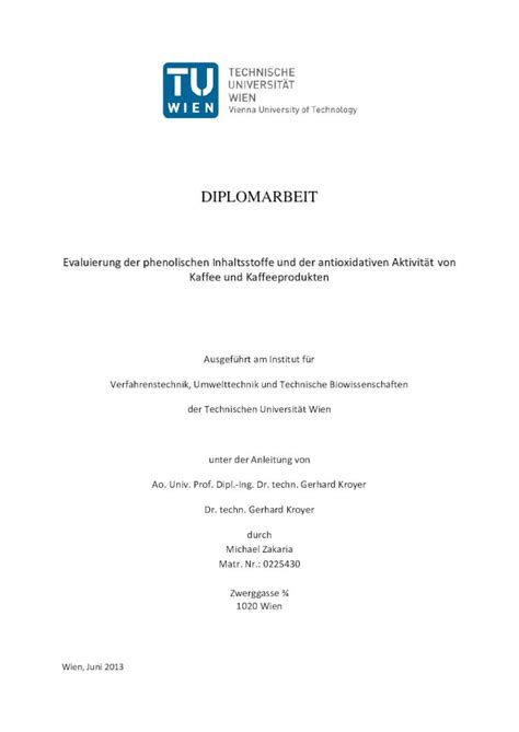 PDF DIPLOMARBEIT TU Wien Polyphenolen erklärt ist da diese durch