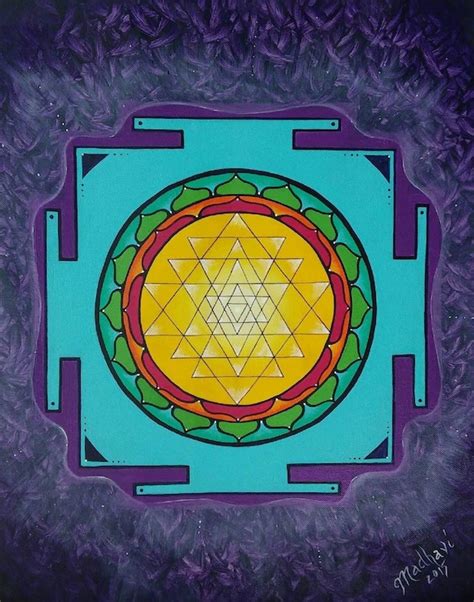 Sri Yantra Print Sacred Geometry Print Sacred Geometry Etsy