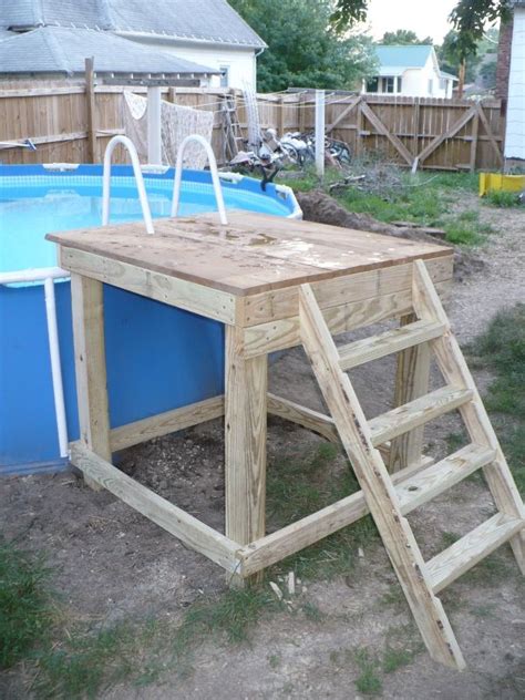 Learn how to build your own diy bow and arrow here. bcgeorge's image | Pallet pool, Pool steps, Swimming pool ...