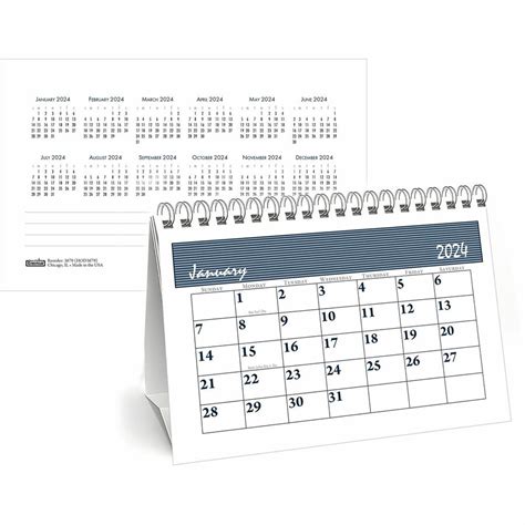 House Of Doolittle Spiral Bound Tent Top Calendars Julian Dates