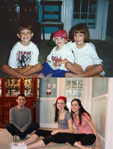 Five Adult Siblings Recreate Their Childhood Photos For Their Parents ...