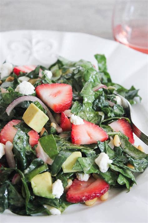 Summer Kale Salad With Strawberries And Avocado And Life Changing Tips