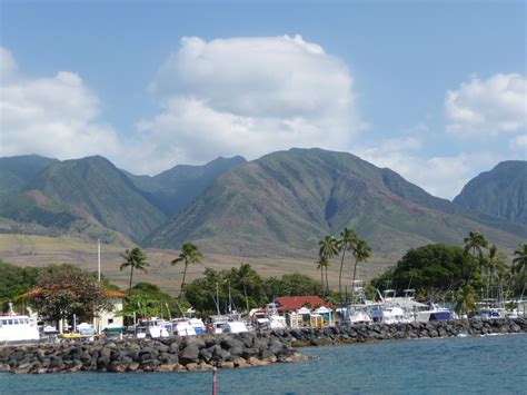 The West Maui Mountains As Viewed From Lahaina Harbor West Maui