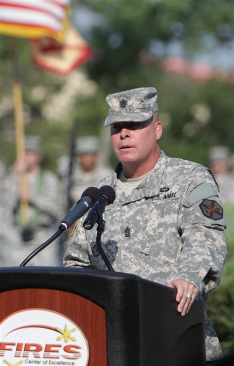 Sill Garrison Receives New Command Sergeant Major Article The