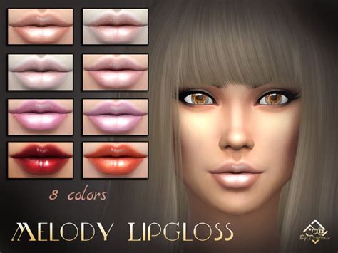 Melody Lipgloss By Devirose At Tsr Sims 4 Updates