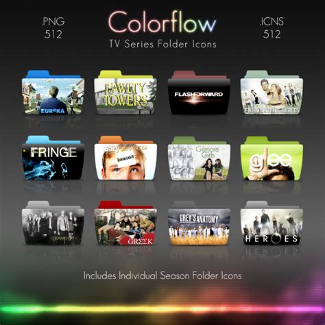 Colorflow Tv Folder Icons 2 By Crazyfool16 On Deviantart
