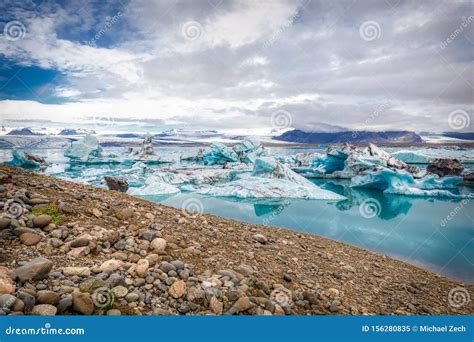 Amazing Iceberg Formations At Jokulsarlon Glacial Lagoon Place Of
