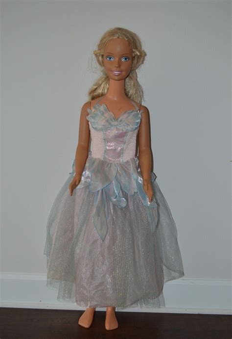 Life Size Barbie Doll 3 Feet Tall 1992 My Size Mattel Blonde Hair Blue Eyes Ebay