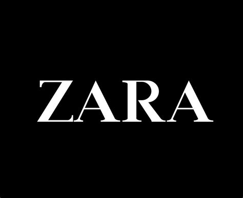 Zara Brand Logo White Symbol Clothes Design Icon Abstract Vector