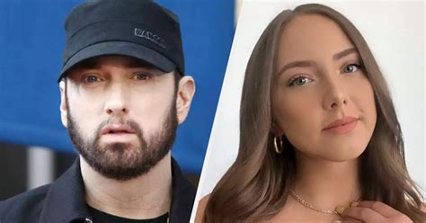 eminem s daughter hailie jade admits she used to be bothered by constant questions about her dad