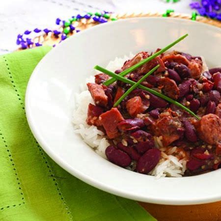 Saute the onions, bell peppers, celery, salt, cayenne, black pepper and thyme for about 5 minutes. New Orleans-style Red Beans and Rice Recipe | Recipe ...