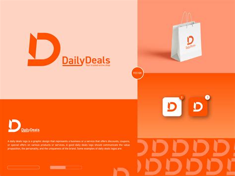 Daily Deals e-Commerce logo concept by Md. Rezbaul Islam on Dribbble