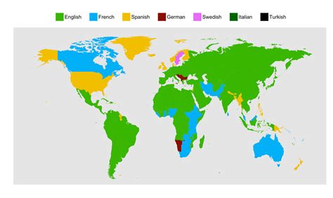 Which countries study which languages, and what can we 