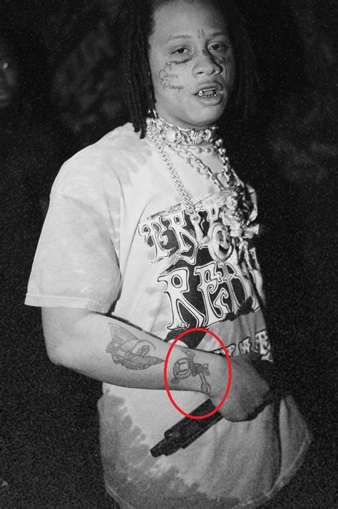 Trippie Redd S Tattoos Their Meanings Body Art Guru