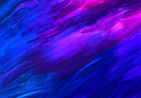 Abstract Dark Neon Blue Pink Paint Brushstroke Texture 1226027 Vector