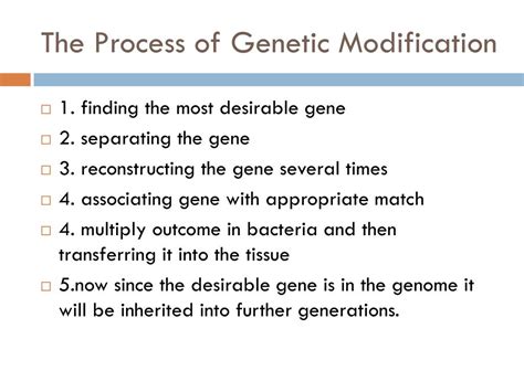 Ppt Genetic Modification Powerpoint Presentation Free Download Id