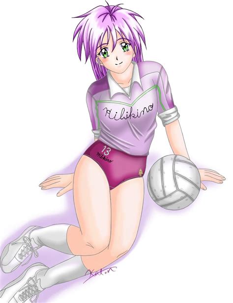Kaori Yae In Volleyball Uniform [tokimeki Memorial 2] R Animeburumaandspats