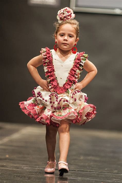 Desfile Infantil Pasarela Flamenca Jerez 2015 Vestido Flamenco Niña