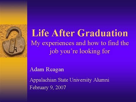 Life After Graduation My Experiences And How To