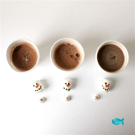 Hot Cocoa And Marshmallows Melting Snowman Activity For Winter