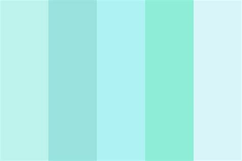 Blue Pastels Color Palette Aqua Color Palette Color Palette Blue