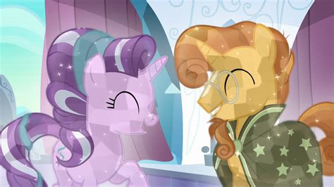 Image Starlight Glimmer And Sunburst Happy S6e2png My Little Pony
