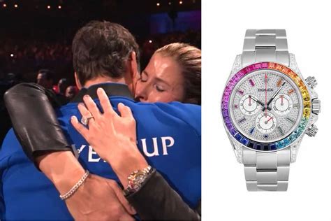 Roger Federers Exclusive Sapphire Encrusted Rolex From Wimbledon Is No