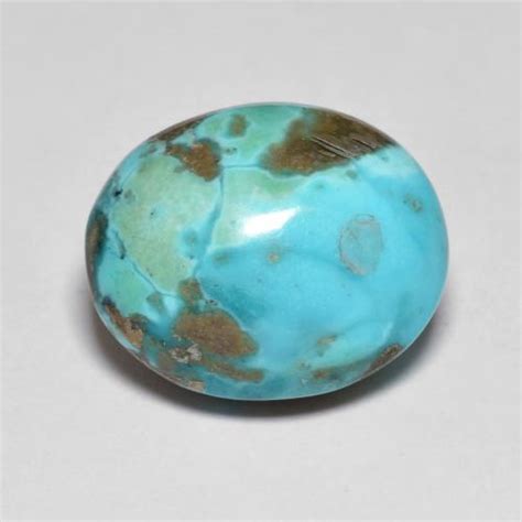 149 X 122mm Oval Turquoise From United States Weight Of 1165ct