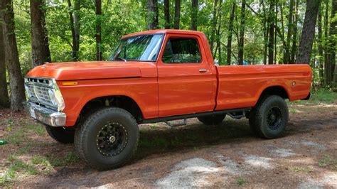 Competition Orange 1974 Ford F 250 Stays Solid Ford Truck Enthusiasts