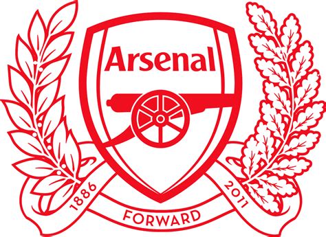 Download Official Club Crest Arsenal Fc Png Image With No