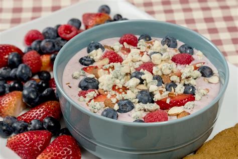 Red White And Blue Dip Recipe Fruit Dips Food