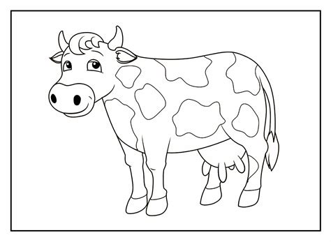 Total Imagem Desenhos De Vaca Para Colorir Br Thptnganamst Edu Vn