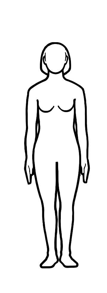 Female Figure Outline Clip Art At Vector Clip Art Online