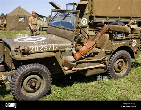 Wwii Era Us Army Willys Jeep Stock Photo Alamy