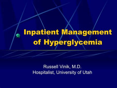 Inpatient Management Of Hyperglycemia Ppt