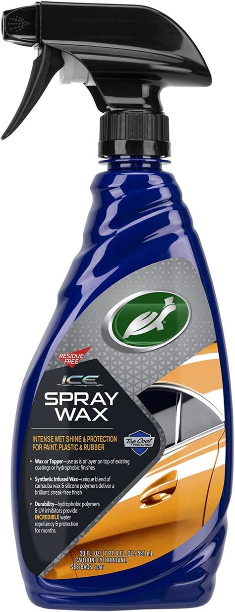 Turtle Wax T 477r Ice Spray Wax 20 Oz White Automotive