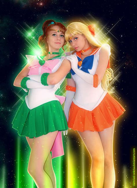 Sailor Venus And Jupiter Pgsm Fan Art 22966253 Fanpop