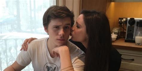 Victoria Beckham Embarrasses Son Brooklyn With Instagram Post Never Too Old For A Kiss From Mum