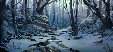 Winter Scene By Tyler Edlin Rimaginarylandscapes Fantasy