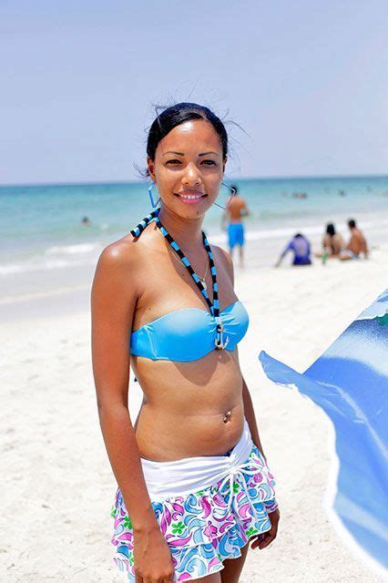 10 Striking Portraits Show Beach Life In Cuba I Get To Show Off My Belly Button Ring While In My