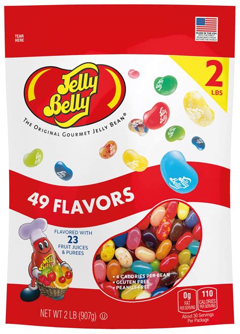 Jelly Belly Jelly Beans 49 Flavors 2 Pound Pack Of 1